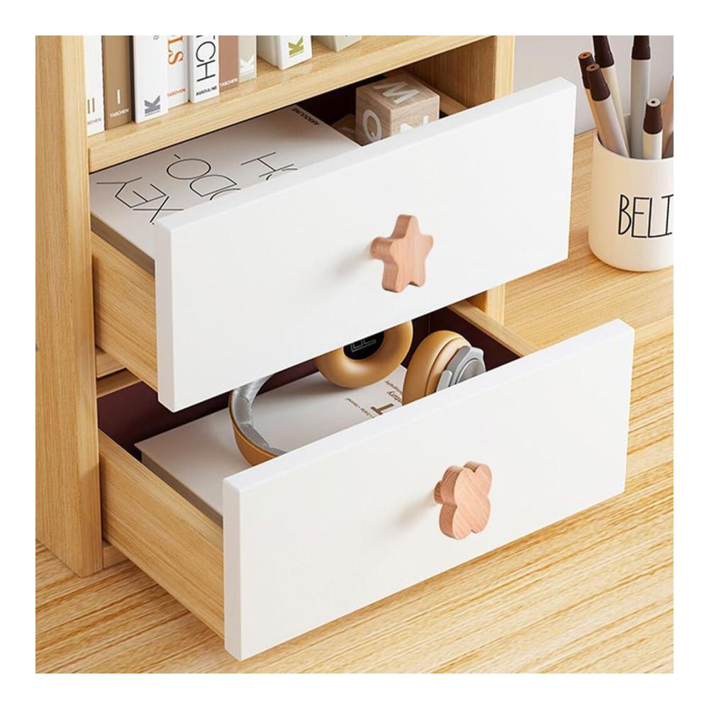 Entdecken Sie Stil mit Kommodenknöpfen & -griffen Holz-Schubladenknöpfe mit Cartoon-Motiv für langlebige Eleganz. Vielseitige Anwendung in Schränken inklusive Schraubenset. Holen Sie sich hochwertige Holz-Möbelgriffe mit einem Hauch von Sternen