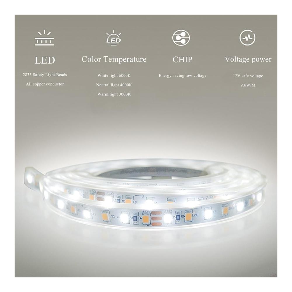 Erleuchten Sie Ihren Raum mit Stil! Wandspiegel 50x70cm mit Wolkenform LED-Beleuchtung Dreifarben-Dimmer Antibeschlag-Funktion Smart Touch-Taste und kosmetischem Design. Einzigartig und funktional