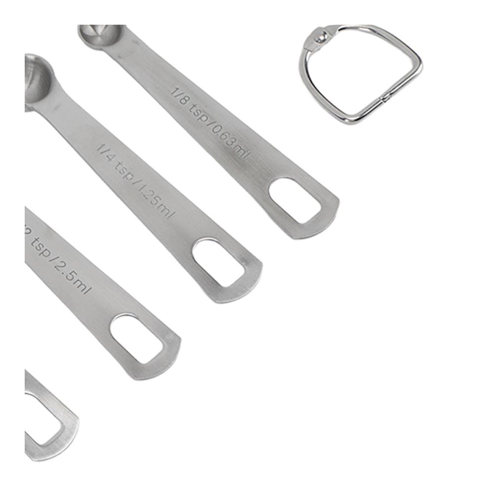 Premium Edelstahl Messlöffelsets – 12-teiliges Kochzubehör für präzises Backen und Kochen. Robuste Messbecher und Löffel für Flüssigkeiten und Feststoffe. Ein Muss für die perfekte Küchenorganisation