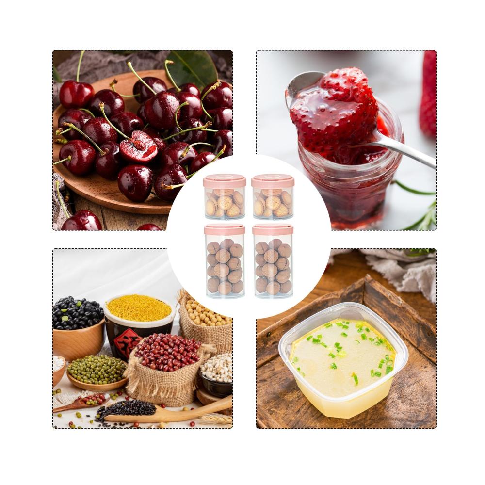 Entdecken Sie die ultimative Organisation Vorratsdosen-Set für Lebensmittel - 4 luftdichte Glasbehälter für die perfekte Speisekammer. Behalten Sie Müsli Nudeln Mehl und Zucker frisch mit stilvollen Deckeln. Maximale Frische minimales Chaos