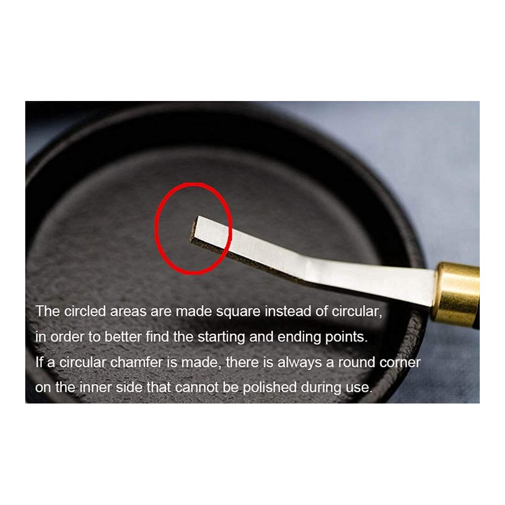 Entdecken Sie das ultimative Zubehör für Lederarbeiten Polierwerkzeug-Set in 3 Größen (3 mm/4 mm/5 mm) für