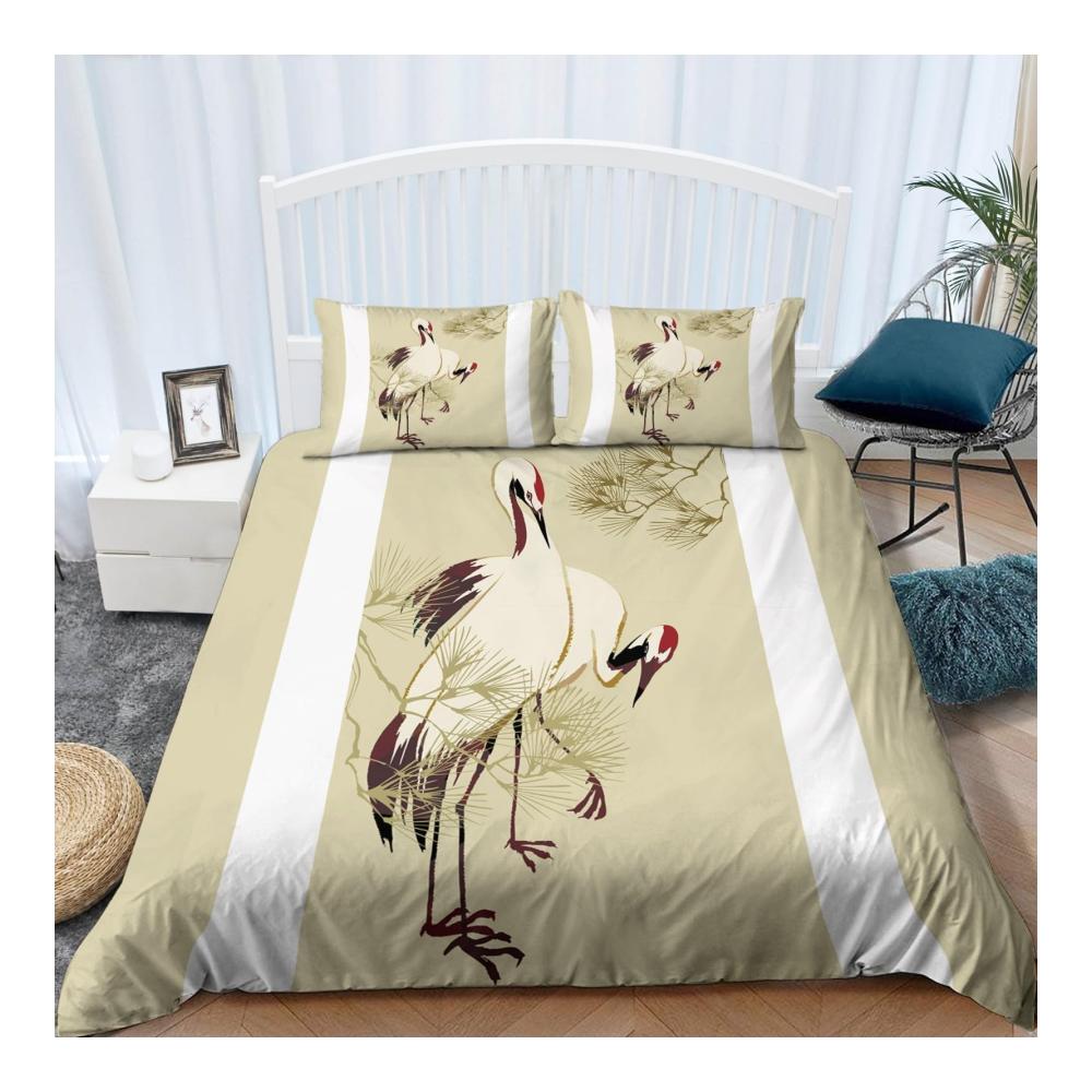 1. Exklusives Bettwäsche-Set Königlicher Rotkronenkranich trifft auf faszinierenden Fichtenprint - 200x200cm Bettbezug aus hochwertiger Mikrofaser mit Reißverschluss und 2 Kissenbezügen 80x80cm! 
2. Traumhaftes Bettbezug-Set Stilvoller Bettwäsche mit Rotkronenkranich und Fichtenmotiv - Weiche Mikrofaser 3D-Print 200x200cm Bettbezug Reißverschluss 2 Kissenbezüge 80x80cm - Luxuriöser Schlafgenuss!
3. Elegantes Bettwäsche-Ensemble Rotkronenkranich & Fichtenzauber - 3-teiliges Set mit 200x200cm Bettbezug 3D Print Reißverschluss inkl. 2 Kissenbezüge 80x80cm - Hochwertige Mikrofaser für himmlischen Schlaf!
4. Design-Bettwäsche der Extraklasse Rotkronenkranich & Fichte - 200x200cm Bettbezug 3D Print Mikrofaser Reißverschluss 2 Kissenbezüge 80x80cm - Stilvoll einschlafen und erholt aufwachen!
5. Stilvolles Bettwäsche-Set Majestätischer Rotkronenkranich und natürlicher Fichtenprint - 200x200cm Bettbezug 3D Print Mikrofaser Reißverschluss 2 Kissenbezüge 80x80cm - Luxus für Ihr Schlafzimmer