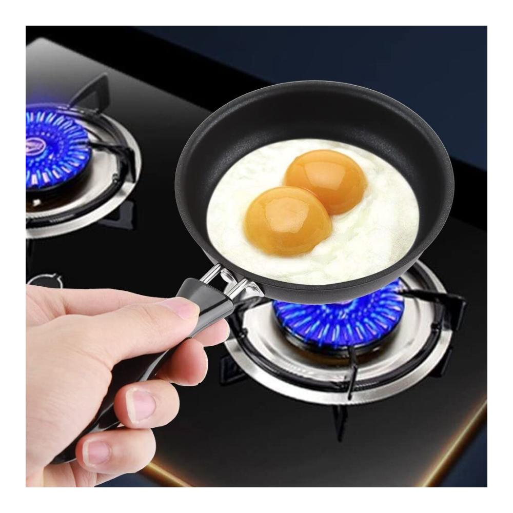 Entfalten Sie Ihre Kochkünste mit unserer Mini-Bratpfanne für ein Ei! Tragbare Eleganz für pochierte Eier und mehr. Perfekt für den Haushalt passt auf kleine Gasherde und Induktionsherde. Bereichern