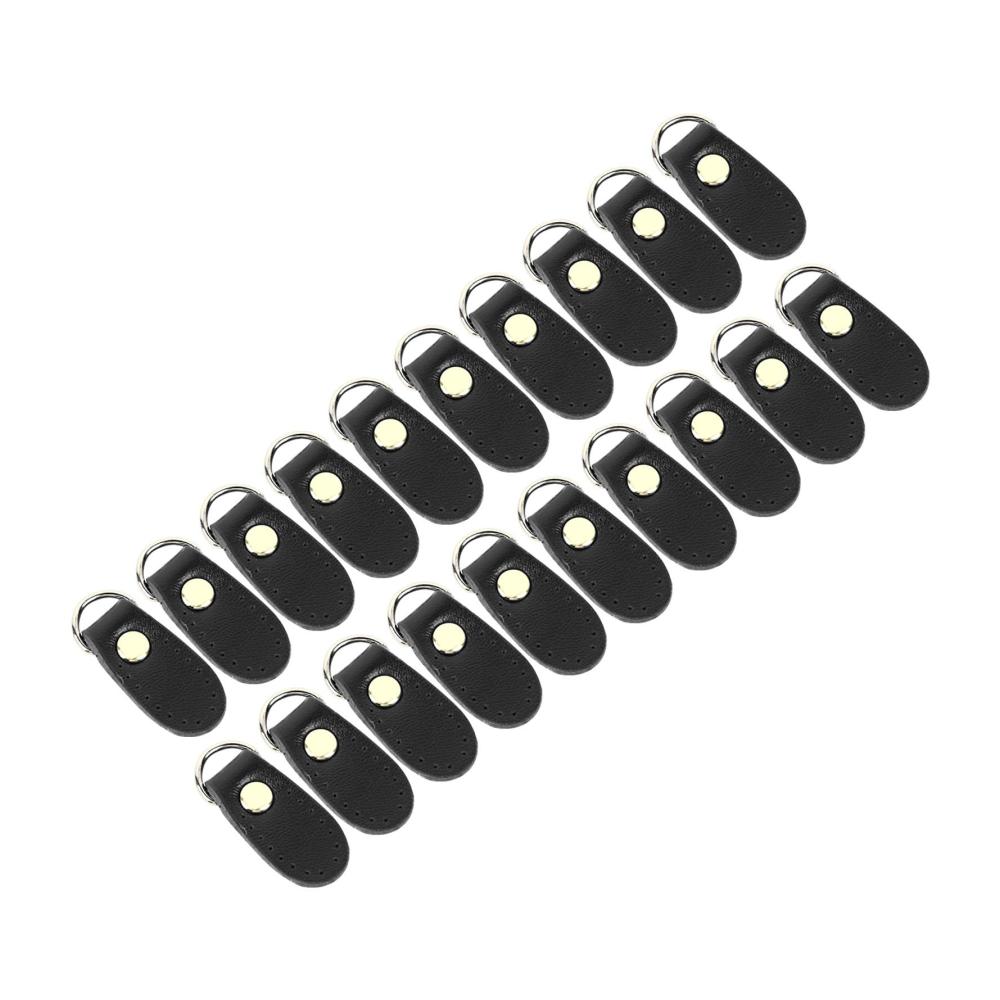 Effektiver Klebstoffentferner für Leder-D-Ringe | 20 Stück DIY-Handtaschen-Zubehör | Entfernt mühelos Kleberückstände | Für perfekte Lederprojekte und Handtaschenherstellung | Präzises Arbeiten ohne Beschädigung (Schwarz