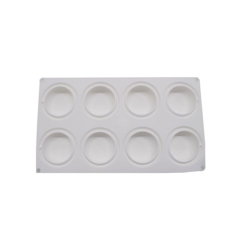 Tortendekorationssets Silikon Backformen Set mit 8 Löchern - Ideal für Kuchen Brot Schokolade und mehr - Perfektes Geschenk für Backliebhaber und Kinder