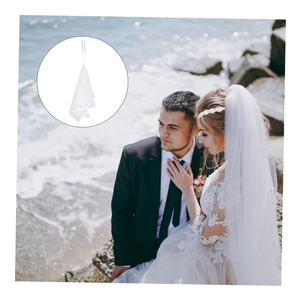 Brautaccessoires 3St Brautschleier Hochzeitsschleier mit Brautstirnband perfekt für den Junggesellinnenabschied und die Hochzeit! Blitzlieferung für Ihre Partybedürfnisse