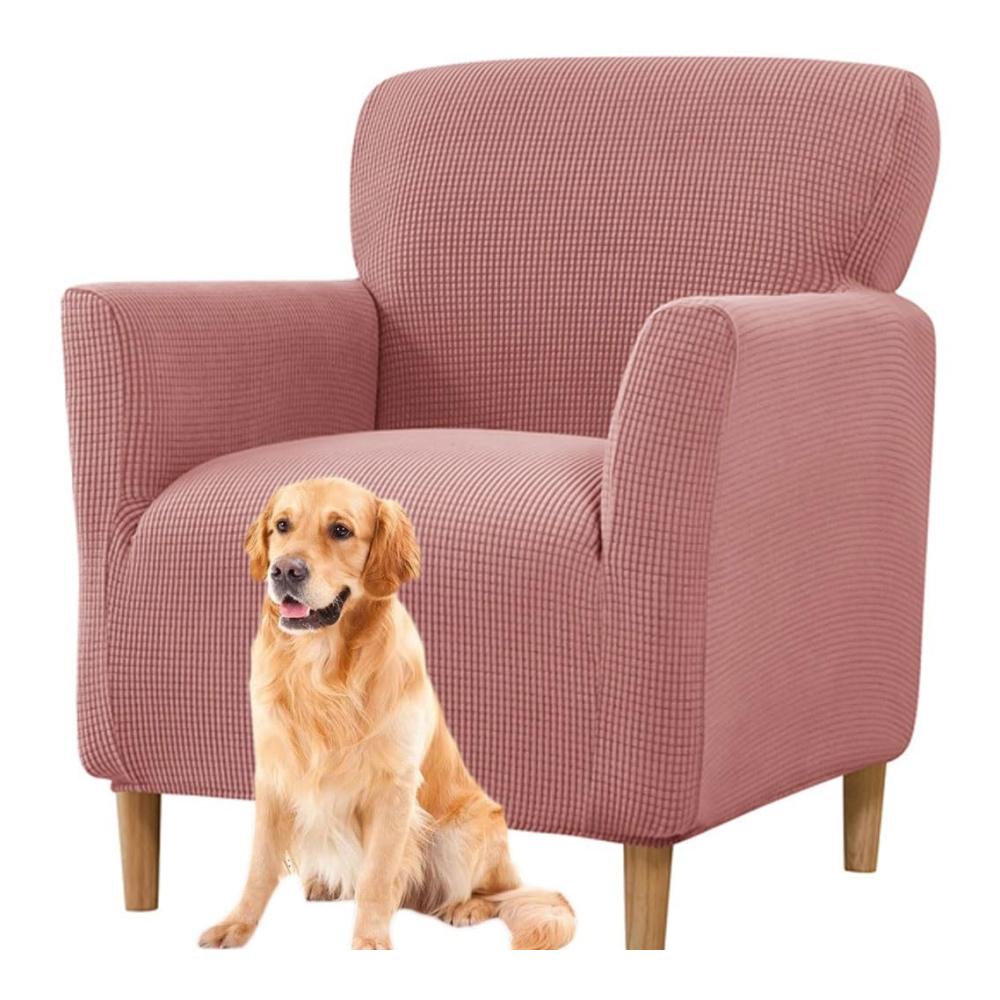 Komfort & Schutz Sesselüberwürfe & Hussen Set | Elastisch Antirutsch & Weich | Jacquard-Stretchhusse für Sofasessel | Schonbezug für Sofa-Sofahalter inklusive (Farbe 8