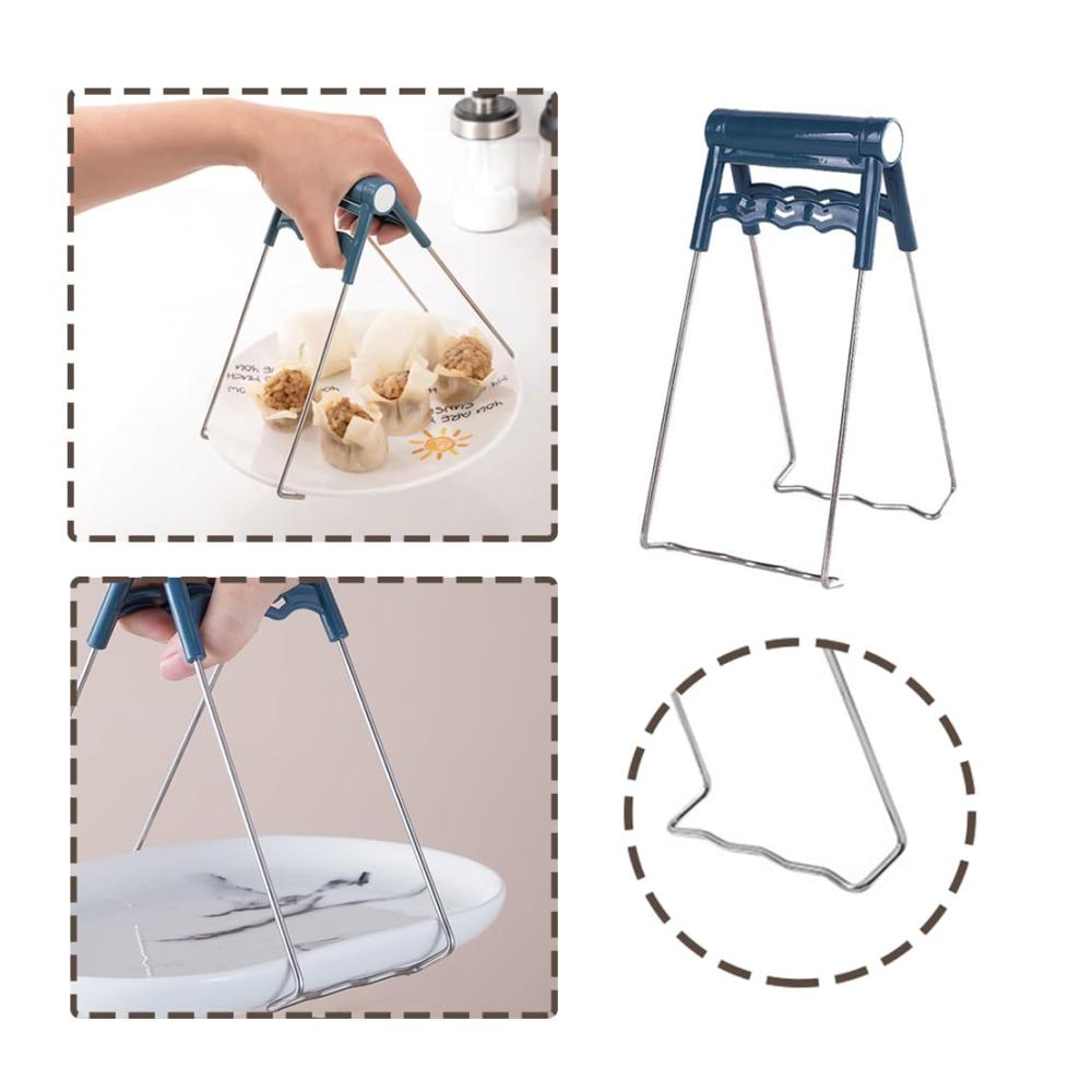 Edelstahl Einmachglas Heber Profi Einkochzange mit Silikon-Griff | Sicherer Glasheber für Home Kitchen & Restaurant | Rutschfeste Zange mit Verbrühschutz & Clip | Ideales Zubehör zum Einkochen & Heben von Einmachglä