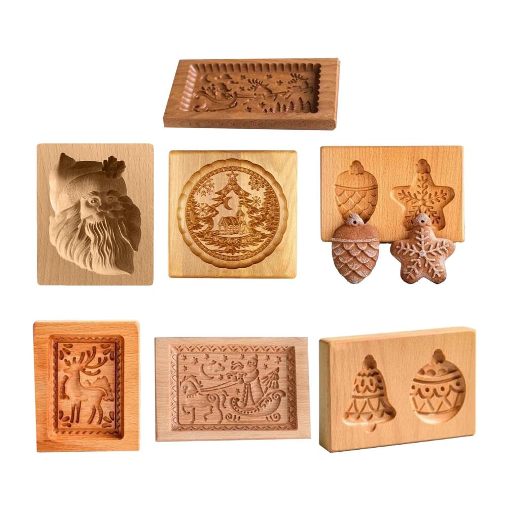 Backspaß Deluxe Motivbackformen für zauberhafte Weihnachtsleckereien | Back- & Tortenbodenformen inklusive | Hochwertige Weihnachtsplätzchenformen für kreative Backprojekte | Inklusive Kürbis- Weihnachtsmann- & Ingwerformen | DIY Backset (Größe G