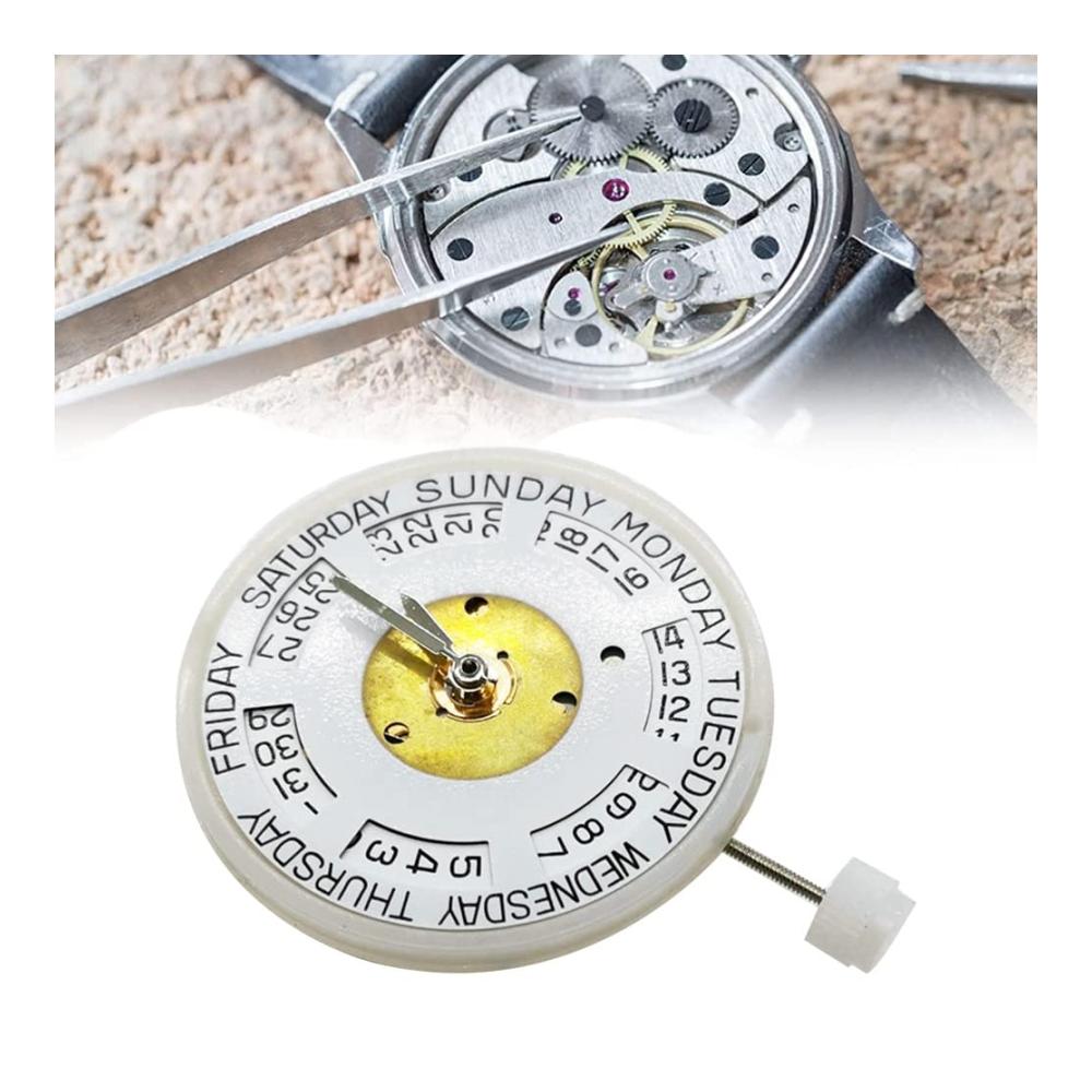 Entdecken Sie Präzision und Stil Hochwertiges 2834-2 Uhrwerk mit DREI Nadeln Oberer und Unterer Kalender Doppelter Kalender – Ihr Schlüssel zu zeitloser Eleganz! Automatisches Mechanisches Ersatzwerk-A für anspruchsvolle Zeitmesser. Perfekte Synthese aus Tradition und Innovation