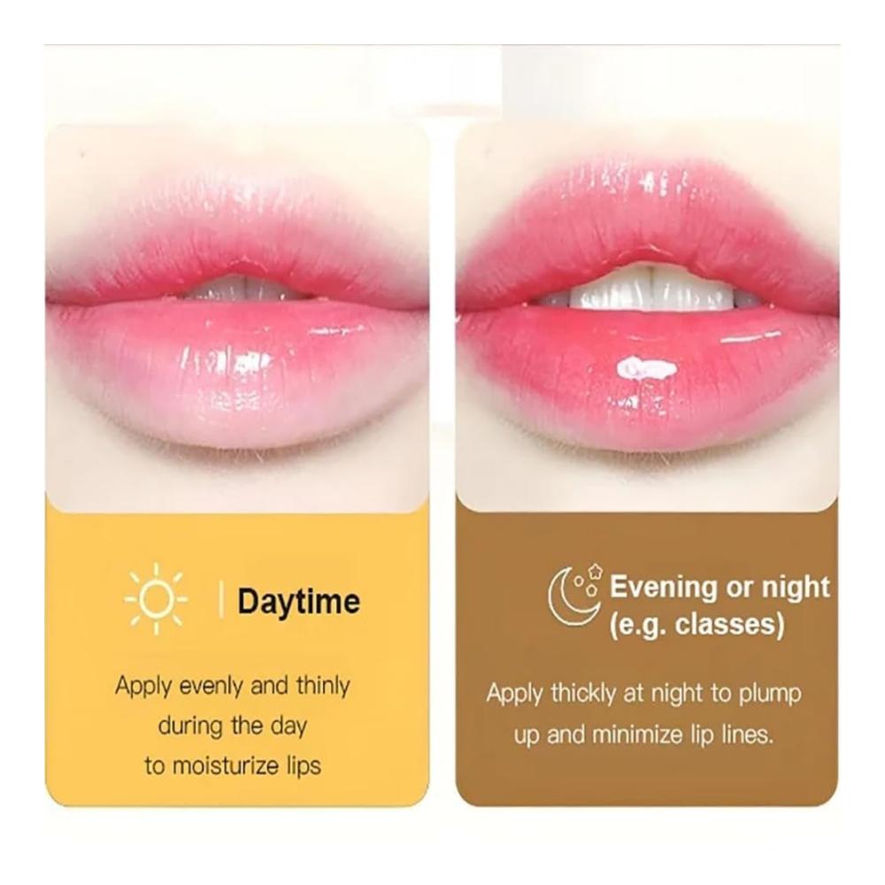 Entdecke das Geheimnis schöner Lippen mit unserem Klares feuchtigkeitsspendendes Lip Plumping Serum – Honigduftiges Hydratisierendes Lippen Serum – Honig Hydratisierendes Lippen Serum – Honig Klares Lippenöl für pralle sinnliche Lippen. Für unwiderstehlich volle
