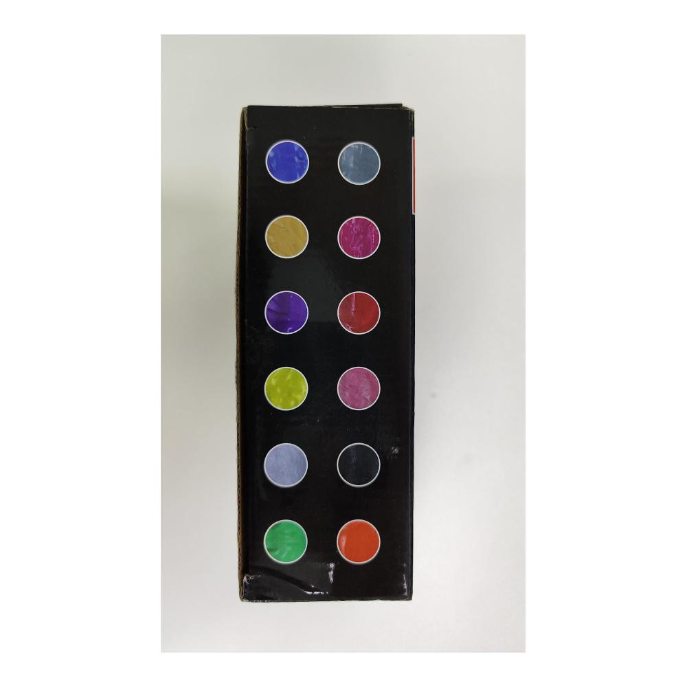 Entdecken Sie die Brillanz der Gifort Metallische Acrylfarben! 12 schillernde Farben (60 ml) mit 3 hochwertigen Pinseln - Ideal für Felsmalereien Leinwand Holz und Keramik. Hochpigmentiert und ungiftig perfekt für Künstler und Anfänger. Verleihen Sie Ihren Kunstwerken einen metallischen Glanz