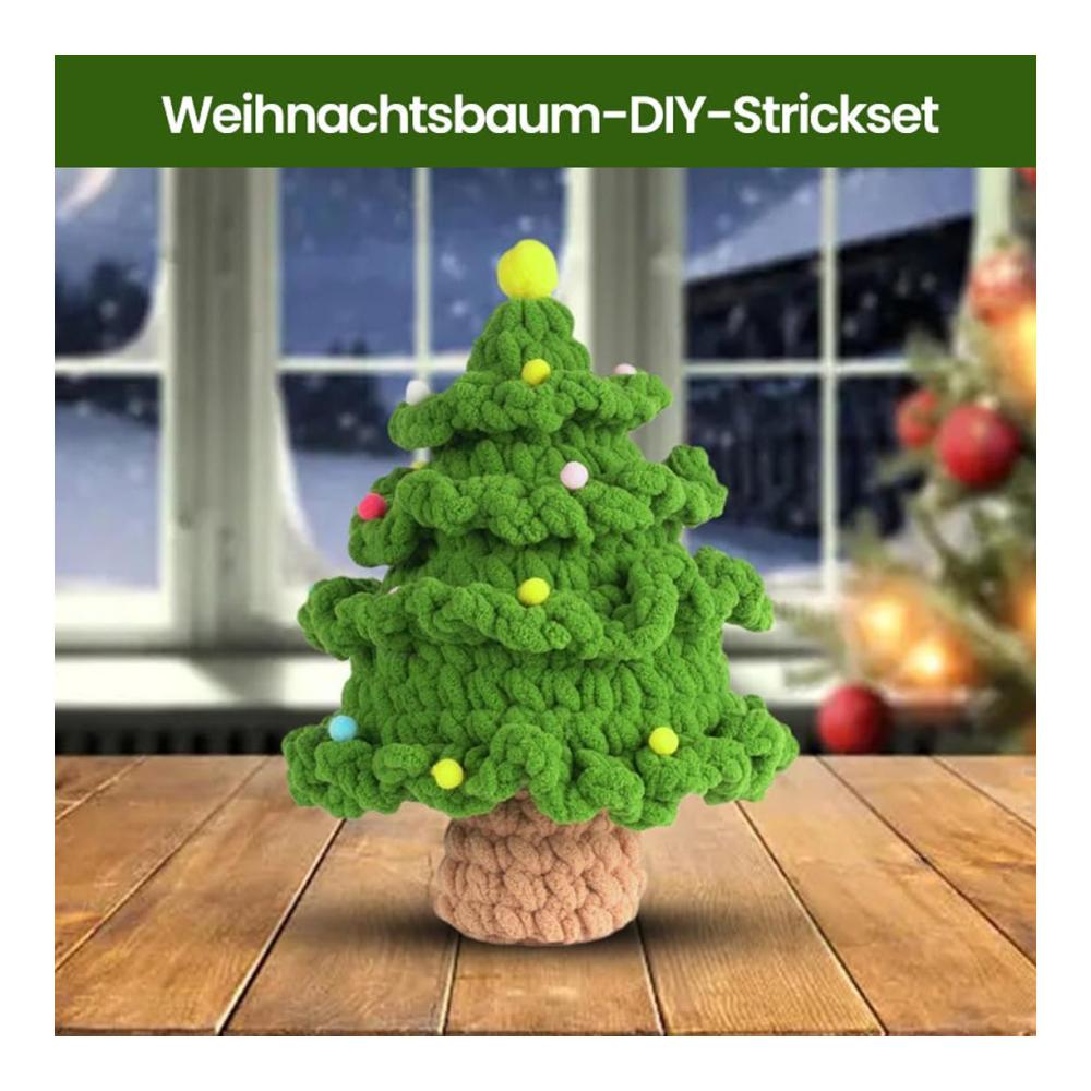 DIY Weihnachtsbaum Häkelset für Anfänger | Komplettes Häkelset mit niedlichem Xmas-Design | Perfekte Home-Dekoration für die Feiertage | Inklusive Urlaubsmotiven und Anleitung