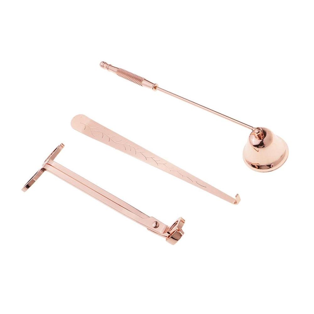 Premium Kerzenlöscher Set – Sicherheit und Stil vereint! Praktisches 3er Set für elegantes Löschen von Kerzenflammen