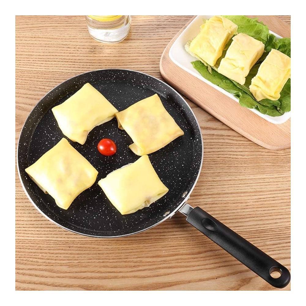 Crepe-Pfannen Deluxe 18CM – Premium Antihaft-Pfanne für Perfekte Pfannkuchen Omeletts & mehr! Marmorbeschichtung Induktionstauglich Ideal für Frühstück & mehr
