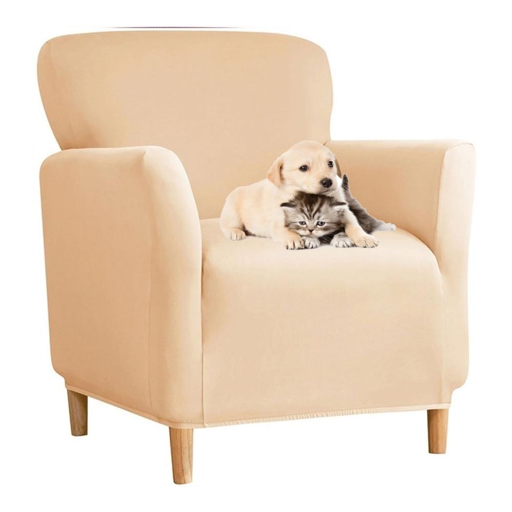 Premium Jacquard Sesselüberwurf - Schonbezug für Clubsessel | Elastischer Sofabezug für Loungesessel Cocktailsessel & mehr | Stretch Sesselschoner für stilvolle Wohnzimmer