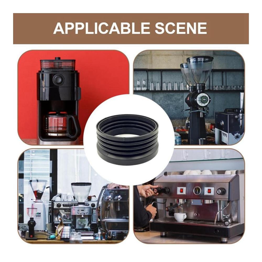 Handkaffeemühlen Hoppers Blasebohnenmühle für müheloses Mahlen | Einzeldosis-Trichter wiederverwendbare Silikon-Bälge | Kaffeemühle mit Bohnenbehälter | Einfache Installation