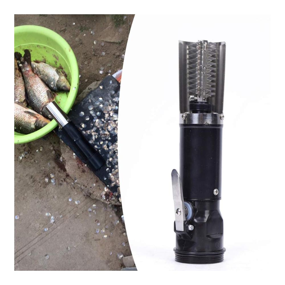 Meeresfrüchte-Werkzeuge Elektrischer Fischschupper aus Edelstahl | Automatischer Fischschuppen-Entferner | Wasserdicht & Wiederaufladbar | Effizientes Scaling für Meeresdelikatessen