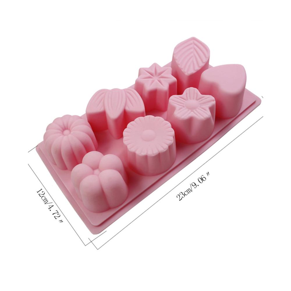Backen mit Liebe 3 Motivbackformen für perfekte Kreationen – Lebensmittelqualität Silikon für Fondant Kuchen und mehr! Backspaß garantiert
