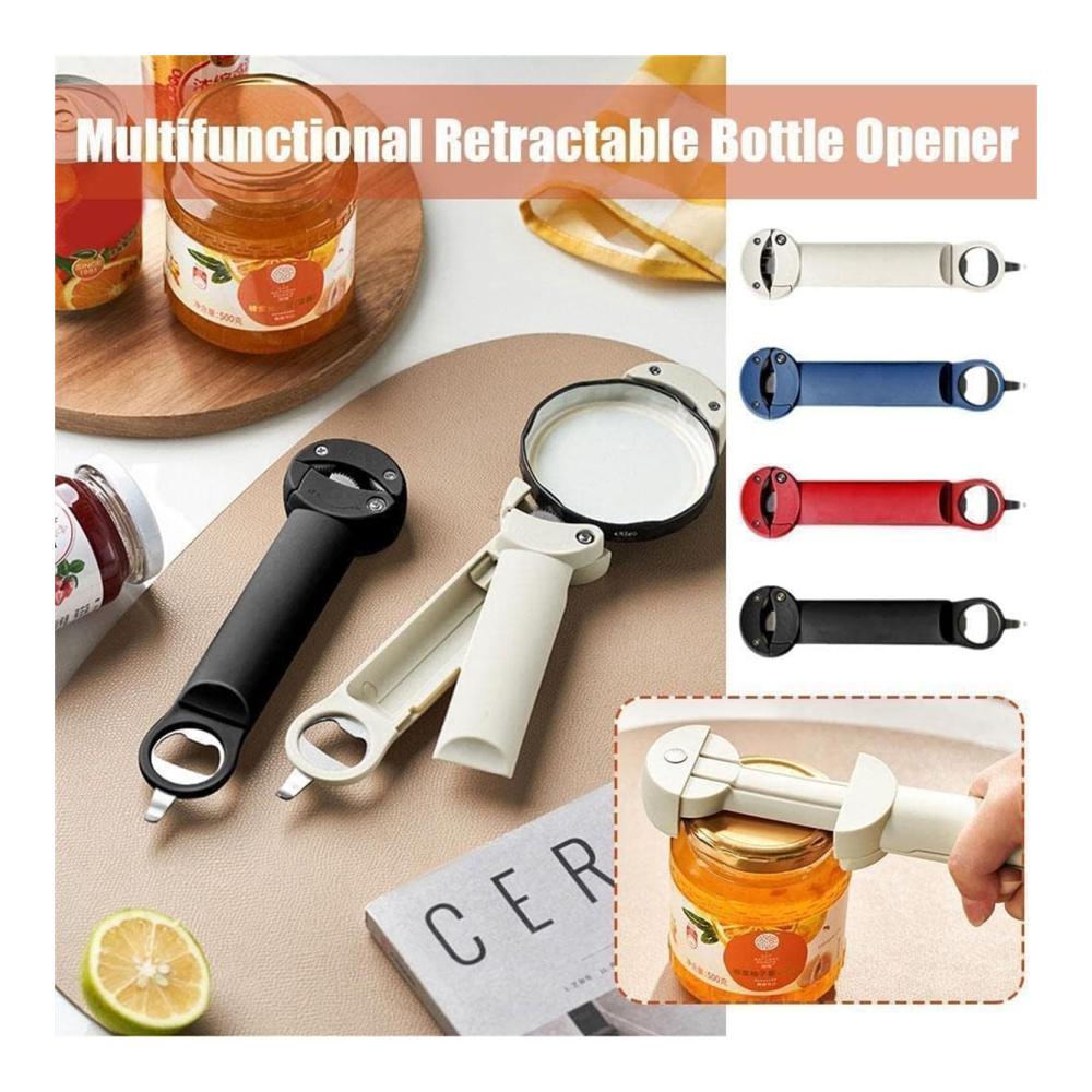 Entdecken Sie müheloses Öffnen mit dem 2024 Seinohome Jar Opener Set! Multifunktionaler ausziehbarer Flaschenöffner und verstellbarer Dosenöffner. Ein unverzichtbares Küchengadget - Wandmontage inklusive! (2 Stück Mix1
