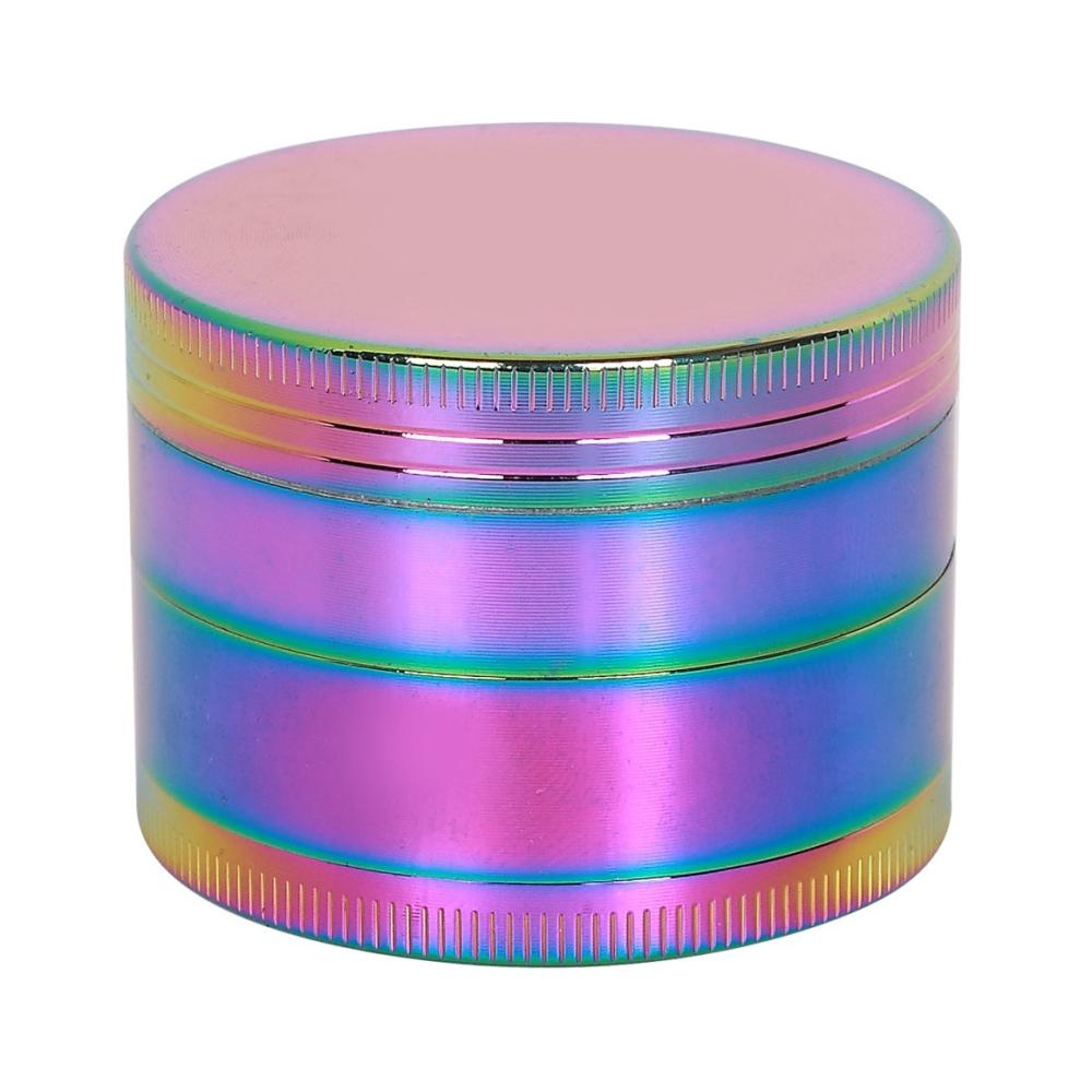 Gewürzgläser Grinder Crusher für Kräuter und Tabak 4-Teiliges Zink-Legierung - Hochwertiges Mühle-Set für Gewürze mit Präzisionsmahlwerk - Perfekt für Küche und Hobbyköche - Robust