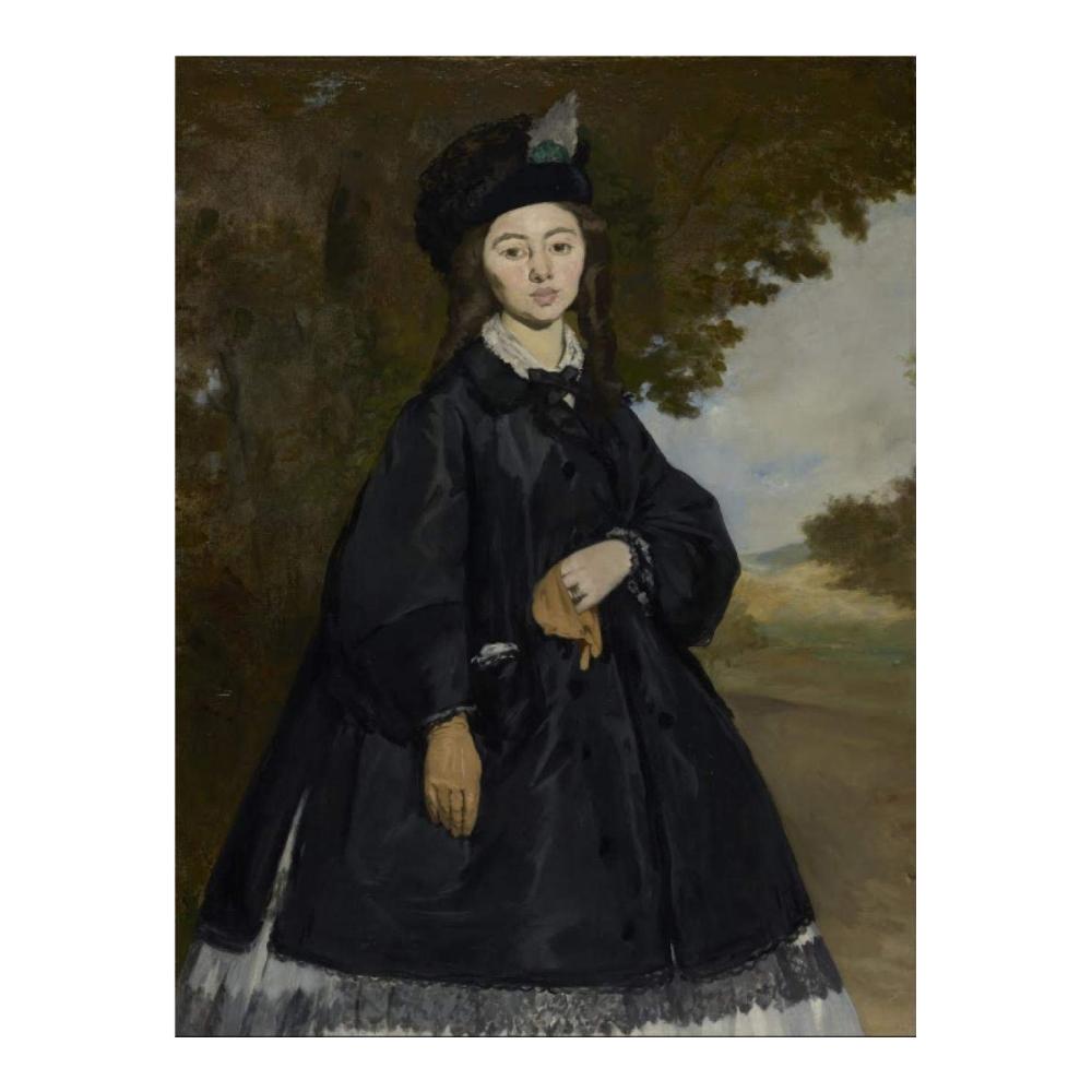 Entdecken Sie Ihre künstlerische Seite mit diesem hochwertigen Malset für Erwachsene DIY Ölgemälde Farbe Nach Anzahl Kit - Edward Manets berühmtes Porträt von Madame Brunet - Alles was Sie brauchen um Ihre eigene Meisterarbeit zu schaffen