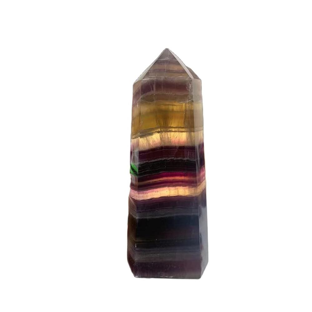 Naturstein Zimmerbrunnenzubehör Kristall Lila Quarz Obelisk für positive Energie Heimdekoration & Feng Shui - Handgearbeitetes Wohnaccessoire von QINTINYIN
