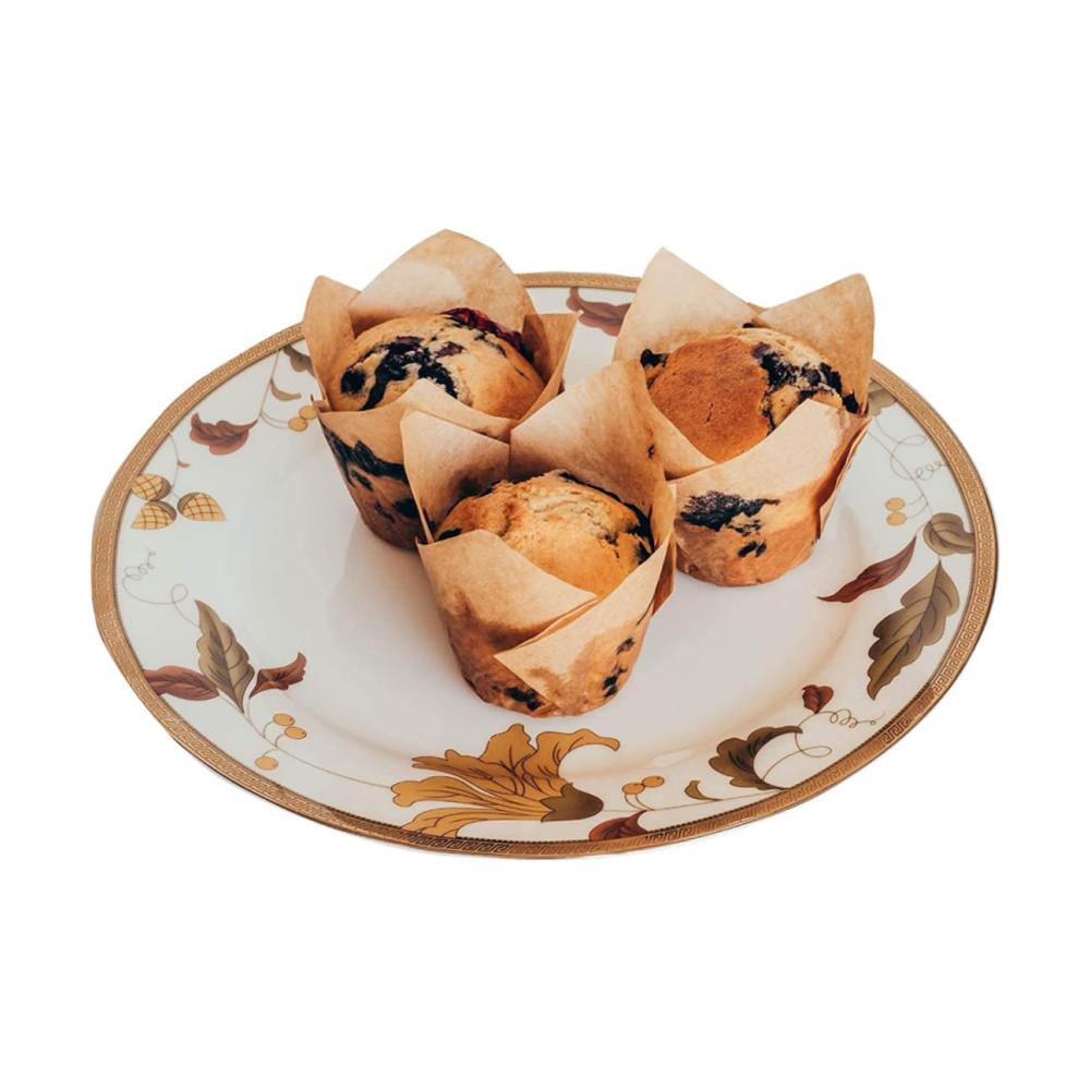 Einweg-Backbecher Zubehör - 150 Stück Tulpen Cupcake Förmchen für Backen & Servieren - Muffin Halter aus Pappe - Backförmchen in Tulpenform - Umweltfreundliche Cupcake Papierförmchen