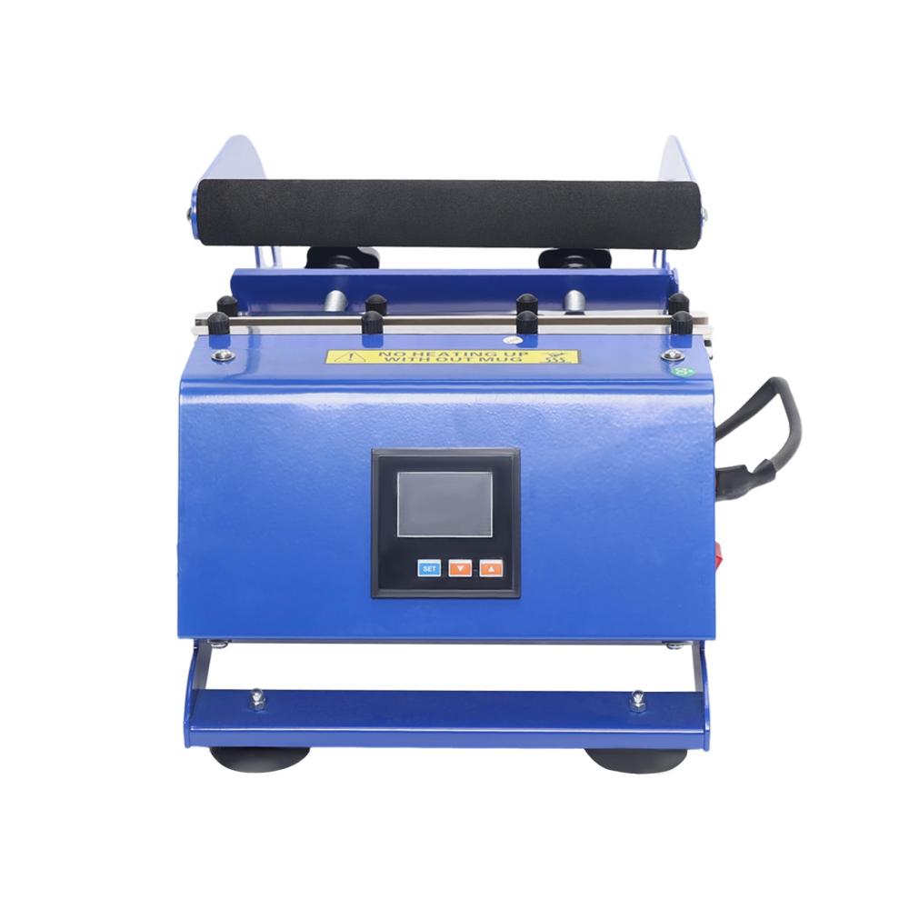 Profi-Druckpresse 600W Wärmepresse für Becher 0-200℃ 220V 50Hz - 6 Untersetzer inklusive - Perfekte Tassen-Druckmaschine für Kaffe