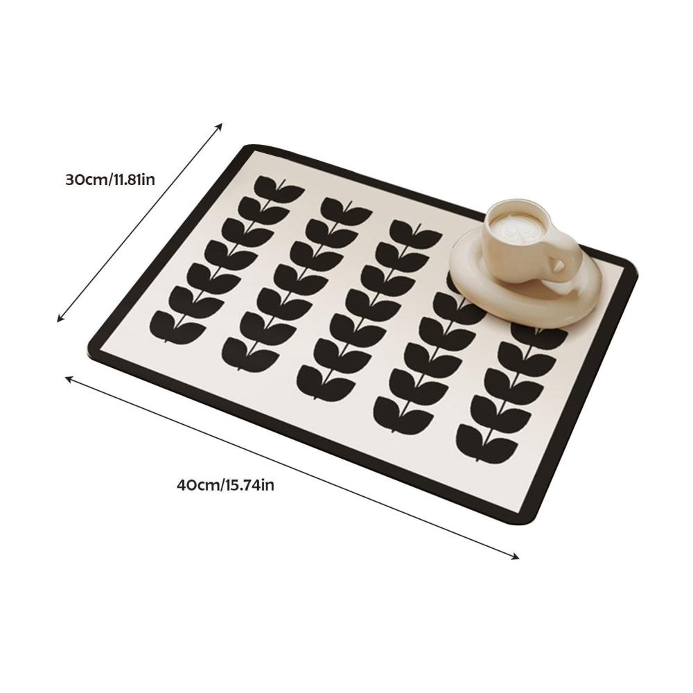 Abtropfhalter & -ständer Praktischer Küchenorganizer mit Saugmatte - Ordnung und Stil für Ihre Küche! Rutschfest abtropfsicher und vielseitig einsetzbar für Geschirr Besteck und mehr. Ideal für Küche und K