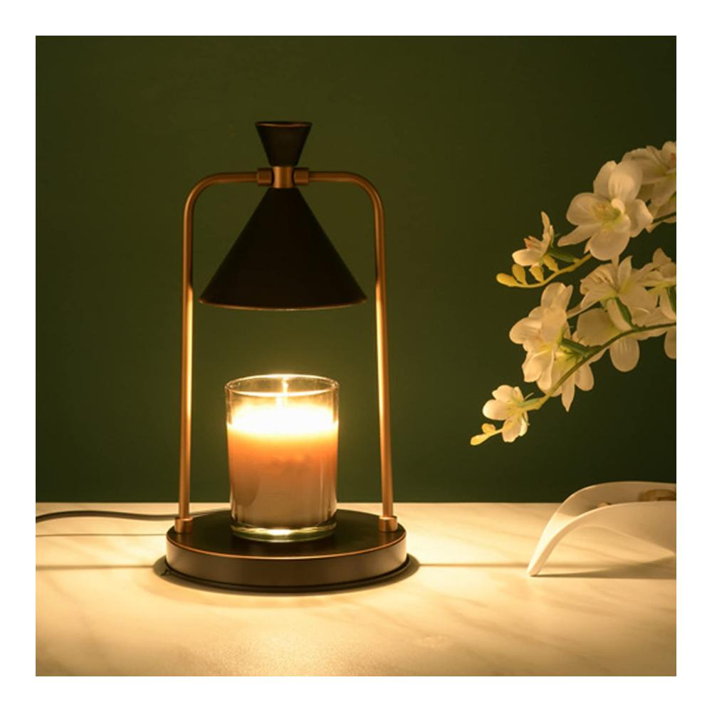 Erleben Sie wohltuende Düfte Elektrische Duftlampe mit Timer & Dimmer - Vintage Kerzenwärmer für gemütliches Ambiente & Entspannung zu Hause - Perfektes Geschenk für
