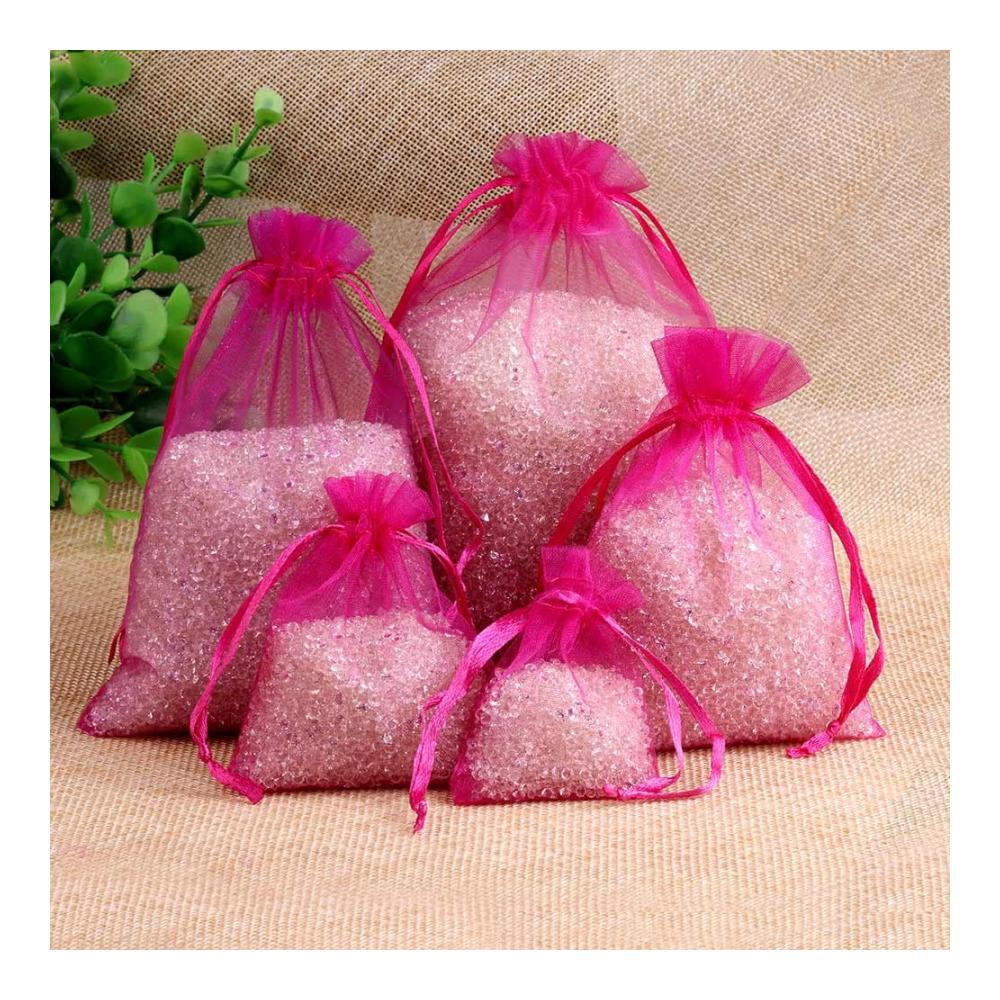 100 Organzabeutel für Schmuck & Geschenke | 24 Farben | Perfekt für Hochzeiten Weihnachten & mehr | Kordelzugbeutel für elegante Verpackung
