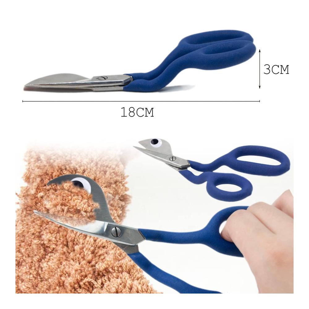 Loop Pile Manual Tufting Gun Set für Anfänger Starter Kit – Mit Halbautomatischer Tufting Gun Fadeneinfädler Entenschnabelschere & Tufting-Stoff – Hochwertiges Knüpf-Zubehör