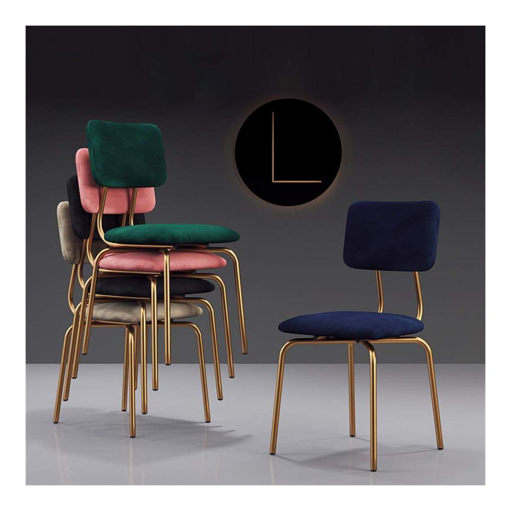 Bequemer Stapelbarer Esszimmerstuhl mit Rückenlehne für Zuhause Küche Wohnzimmer & Kneipe - Modernes Design - In Grau - Bis zu 1996 kg belastbar
