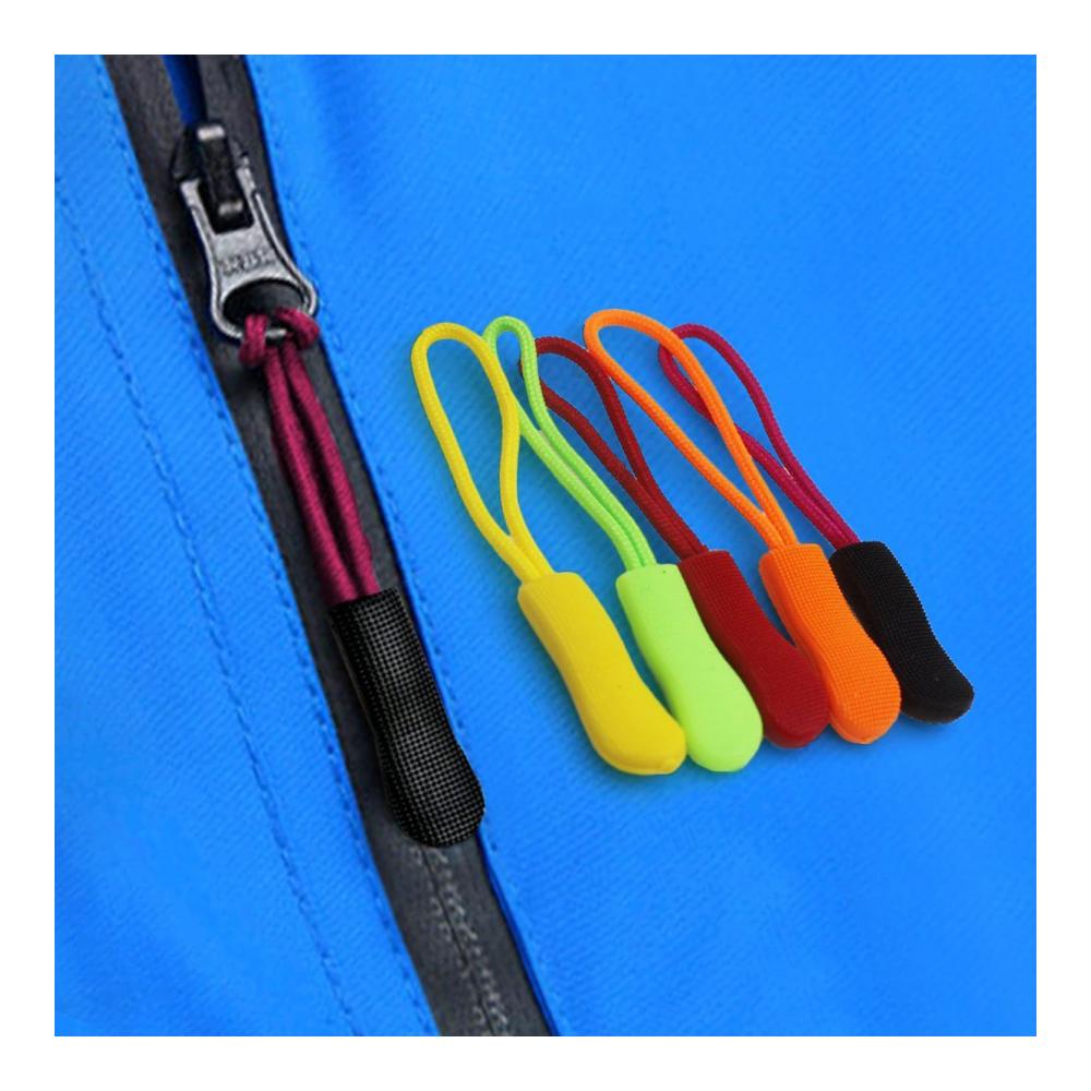 Hochwertige Reißverschluss-Zieher - Set mit 20 Strapazierfähigen Nylon-Greifern - Ergonomisches Design für Leichtes Öffnen - Perfekte Reparatur für Jeden Reißverschluss [Grün]