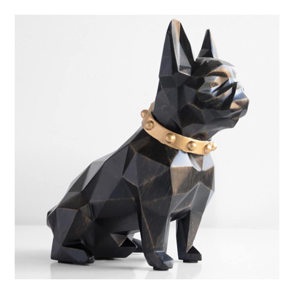 Spardosen Schwarze Französische Bulldogge Münzbank Box für Geburtstagsgeschenke - Home Decor Figur mit Münzaufbewahrungsbox