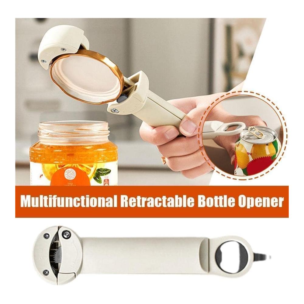 Entdecken Sie müheloses Öffnen mit dem 2024 Seinohome Jar Opener Set! Multifunktionaler ausziehbarer Flaschenöffner und verstellbarer Dosenöffner. Ein unverzichtbares Küchengadget - Wandmontage inklusive! (2 Stück Mix1