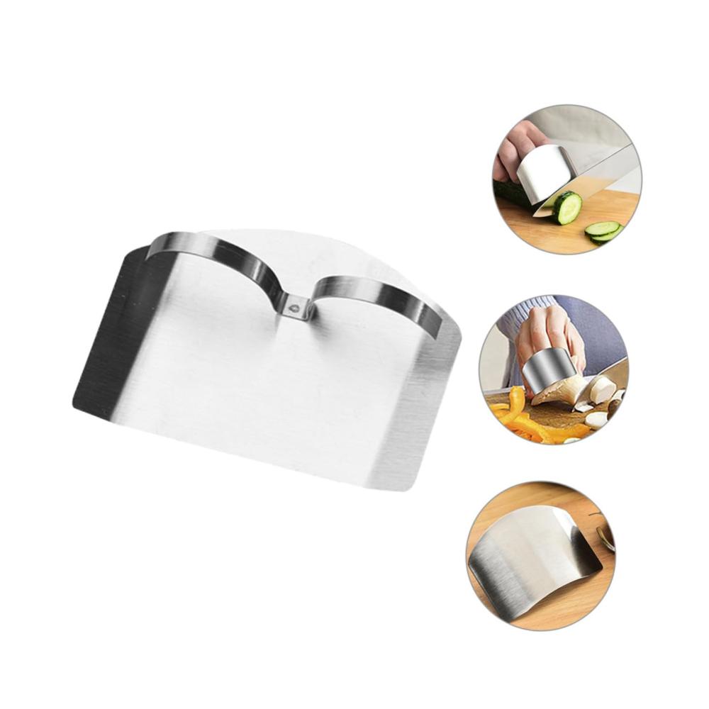 Premium Stampfer Set für die Küche | Kochzubehör & Küchenhelfer | 5 Stück Fingerlinge inklusive | Sicherer Hackschutz und Schneidewerkzeug aus rostfreiem Stahl