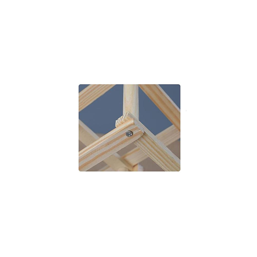Entdecken Sie Eleganz Klappbares Weinregal aus Holz - Stilvoller Weinhalter für Ihre Sammlung - Platzsparendes Design für Haushalt und Präsentation - Holzweinlagerregal in faszinierender Farbvielfalt (3) - Ein Muss für Weinliebhaber! (1