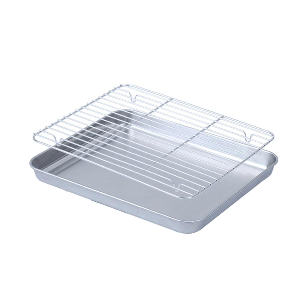 Entdecken Sie das Vielseitige Backformsets aus Edelstahl für Grill und Ofen - Perfekt zum Servieren und Backen - Multifunktionales Set für Ihre Küche