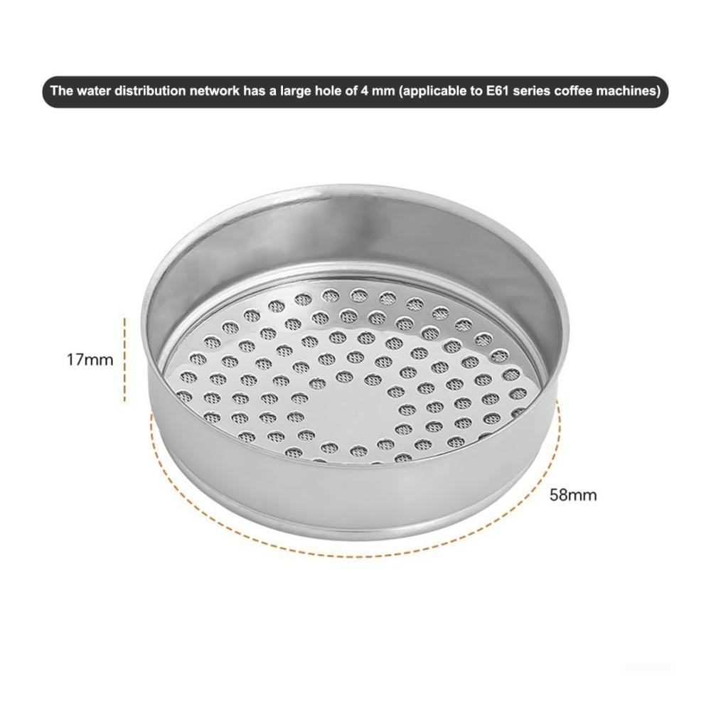 Mehrwegfilter für E61 Siebträger | Verbessert das Kaffee-Aroma | Wiederverwendbar & Umweltfreundlich | Hochwertiges Zubehör für köstlichen Kaffeegenuss (4 mm