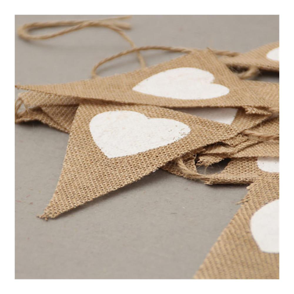 Hochwertige Konfetti-Girlande für Geburtstagsfeiern Hochzeiten und Partys - Dekorationen mit Jute-Wimpelkette Candy-Bar-Designs und Hawaii-Flair