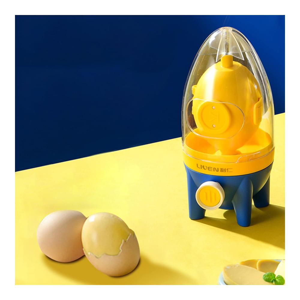 Entdecken Sie den FIYSON Eierschneider Tragbarer Manueller Eierschüttler für Goldene Eier - Mixer für Eigelb und Eiweiß - Perfekt für Hartgekochte Eier