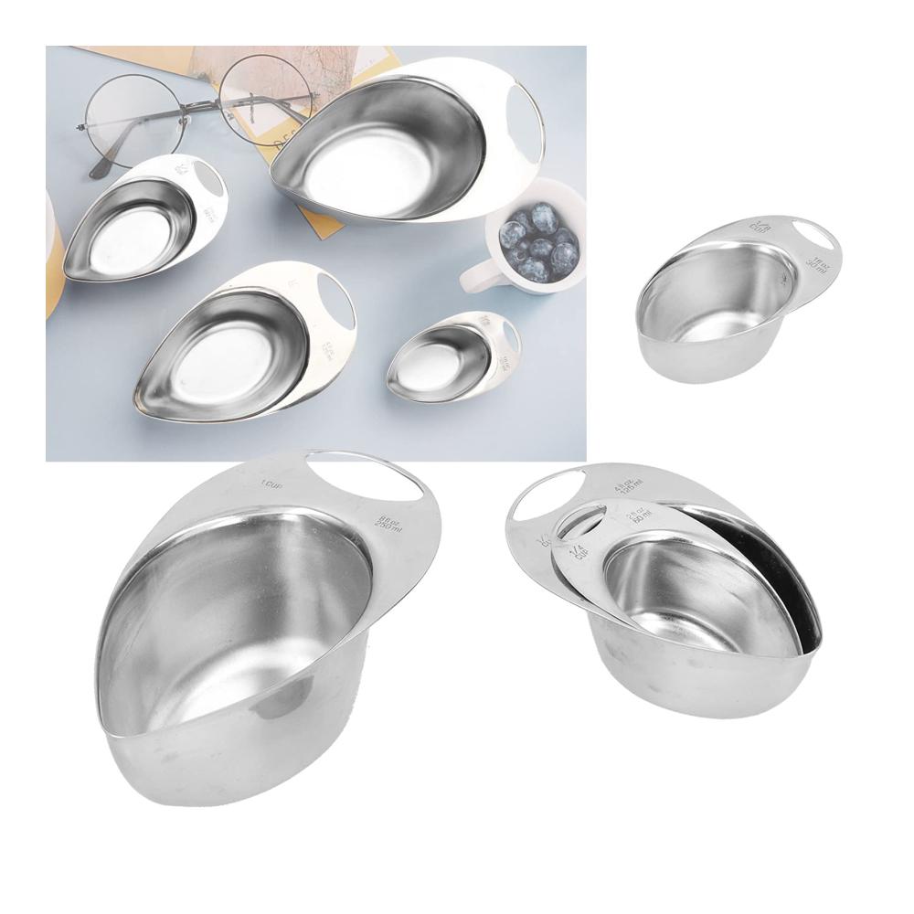 Entdecken Sie das Ultimative 4-teilige Edelstahl Messlöffelset für Präzise Messungen in Ihrer Küche! Perfekte Messlöffel für Backliebhaber zu Hause. Unverzichtbares Bäckerei-Werkzeug mit klarem Fassungsvermögen. Hervorragende Qualität und Genauigkeit für kulinarische Meisterwerke