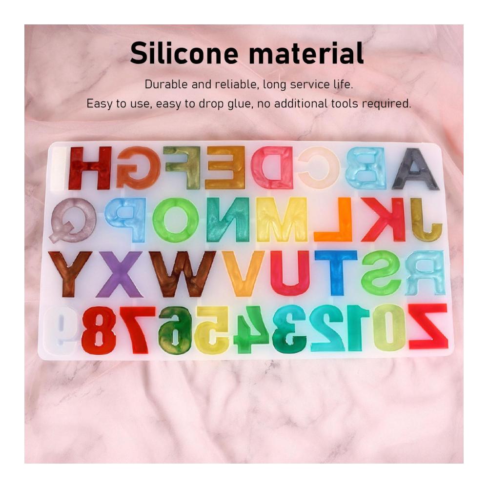 Entdecken Sie kreative Vielfalt Gießöfen Silikon-Buchstaben-Formen-Set für einzigartige DIY-Projekte. Alphabet-Anhänger leicht gemacht mit hochwertigen Gussformen. Perfekte Harz-Silikonform für Heimwerkerarbeiten – kreieren Sie personalisierten Schmuck und Geschenke