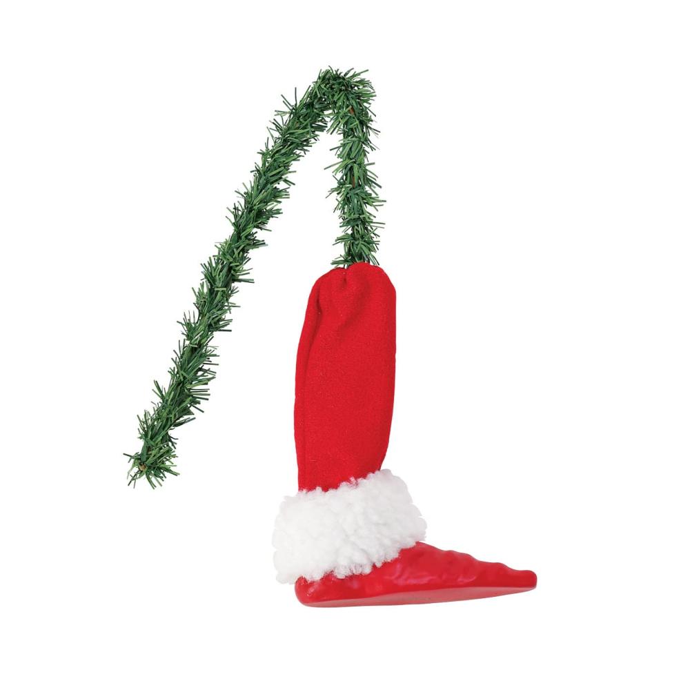 Verleihen Sie Ihrem Weihnachtsbaum mit Spitzen Grinch-Dekorationen einen einzigartigen Charme! Weiche grüne Grinch-Arme und -Kopf schmücken als Baumspitze - Liebevolles Plüschtier für festliche Freude. Perfekter Grinch-Weihnachtsbaum-Ornamenthalter und Topper