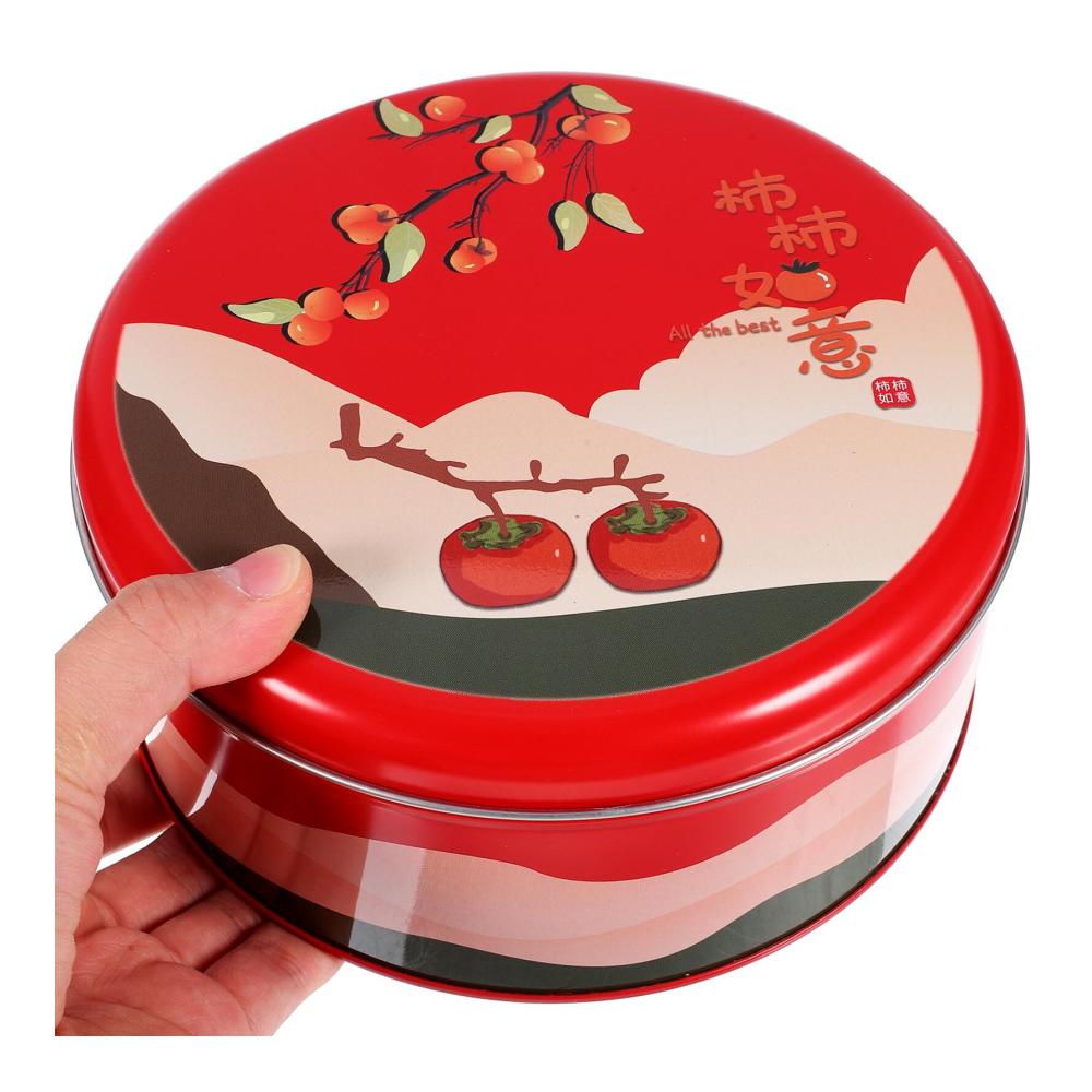 Exklusive Keksdose zum Chinesischen Neujahr 2024 | Weißblechdose mit Drachendesign für Süßigkeiten und Snacks | Traditionelles Geschenk in limitierter Auflage