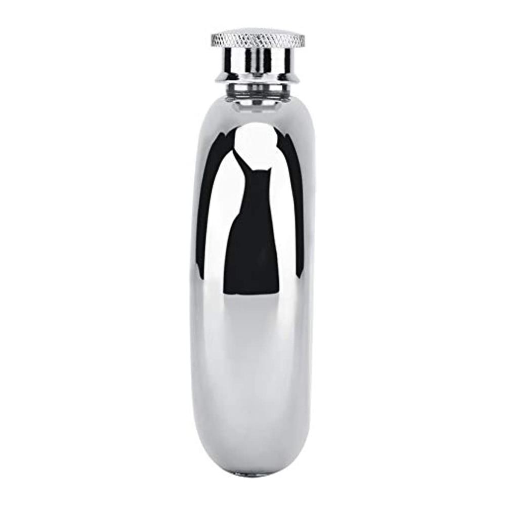 Tragbarer 150ml Edelstahl-Flachmann für unterwegs – Perfekt für Whiskey Wein Likör Getränke und mehr – Idealer Begleiter beim Reisen Klettern Camping und Wandern – Inklusive Trichter