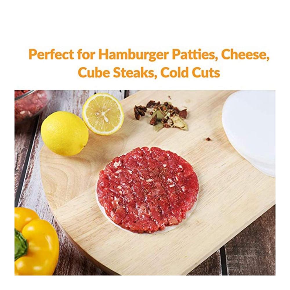 Entfesseln Sie Kochfreude! 500er-Pack Backpapier 45-Zoll-Rundblätter für perfekte Burger. Antihaftbeschichtung für müheloses Grillen. Ideal für Mittagessen & fleischige Genüsse. Backen Sie ohne Sorgen