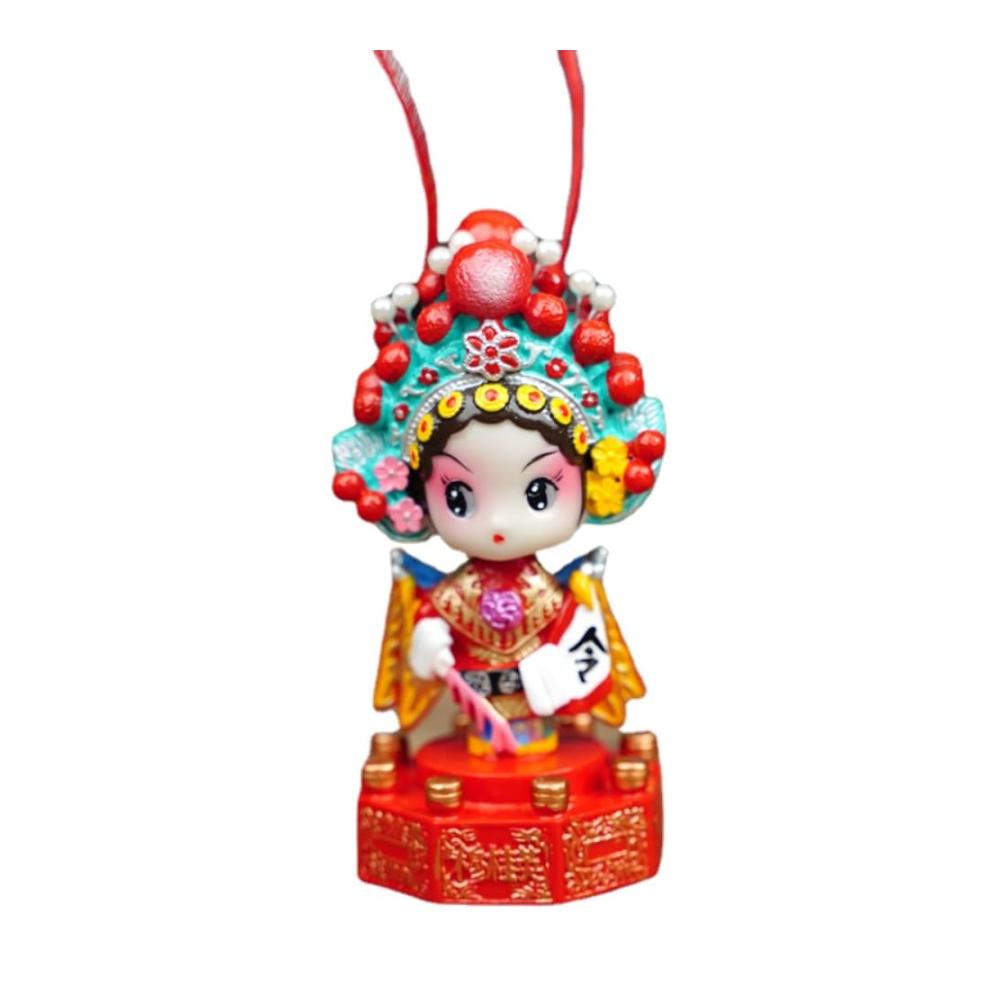 Entdecken Sie die Eleganz mit unseren Tischaufsätzen Kunsthandwerk von Peking 10 cm chinesische Meisterwerke für Autodekoration und charakteristische Souvenirs der Peking-Oper. Perfekte Akzente für Ihre Einrichtung